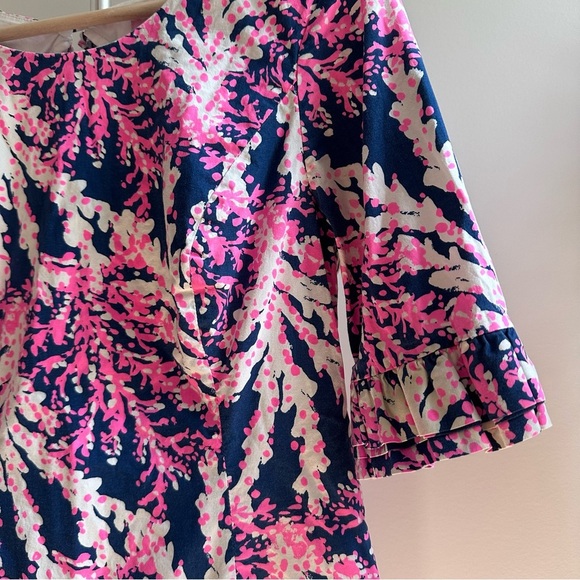 Lilly Pulitzer Fiesta Stretch Light Pascha Pink Aquadesiac Dress Size 2 - Picture 2 of 7